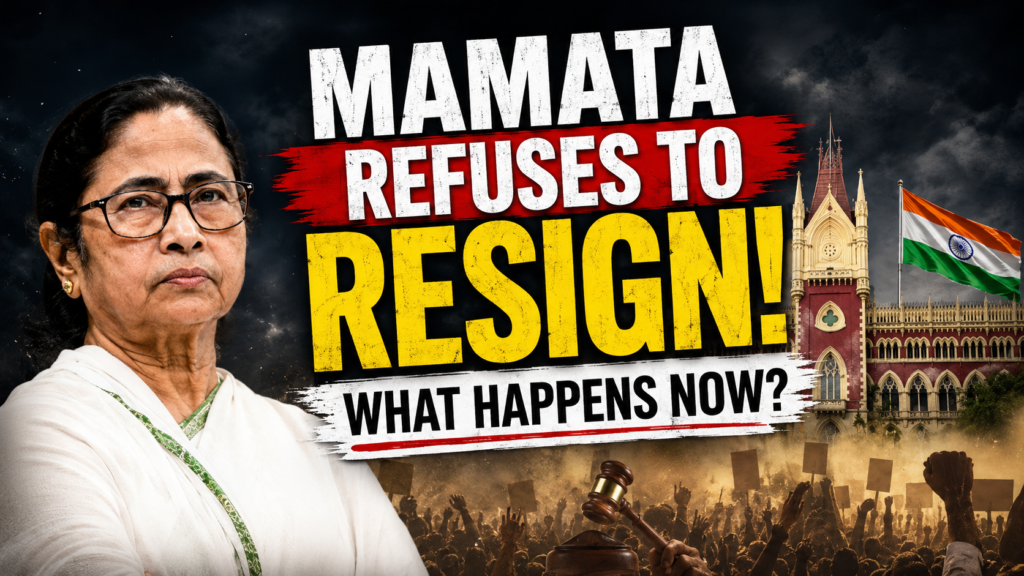 Chief Minister Refuse to Resign